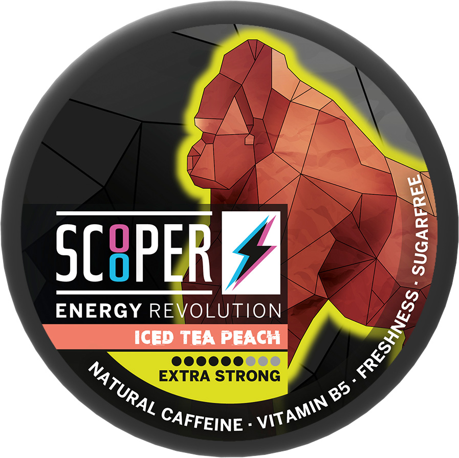 Scooper Energy Iced Tea Peach